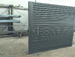 Portão Alumínio e Aço Automático para Garagem Imagem